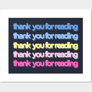 TY for reading! Posters and Art